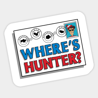 Wheres Hunter Biden funny trump saying Sticker